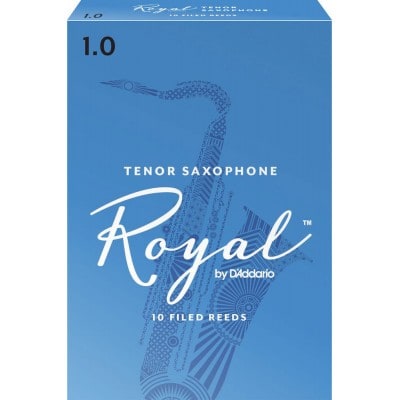 RKB1010 - RICO ROYAL TENOR SAXOPHONE REEDS, FORCE 1.0, BOX OF 10