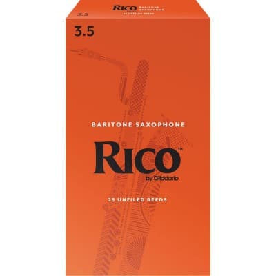 RLA2535 - ANCHES RICO SAXOPHONE BARYTON FORCE 3.5 PACK DE 25