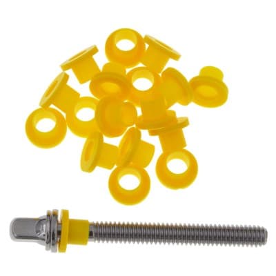 TRW50Y NYLON TENSION ROD WASHERS YELLOW X50