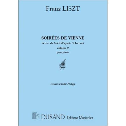 DURAND LISZT - SOIREES DE VIENNE V.2 - PIANO