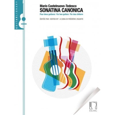 CASTELNUOVO-TEDESCO M. - SONATINA CANONICA - 2 GUITARES