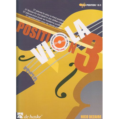  Dezaire Nico - Viola Position 3 + Cd - Alto