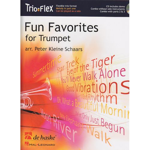 KLEINE SCHAARS PETER - FUN FAVORITES FOR TRUMPET + CD - TROMPETTE