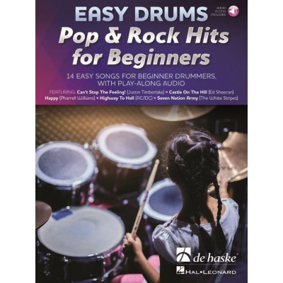 EASY DRUMS - POP and ROCK HITS FOR BEGINNERS