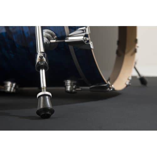 DRUM N BASE DNB - TAPIS DE BATTERIE ET PERCUSSIONS - ANTIDÉRAPANT - PLIANT  - 180 x 140 cm