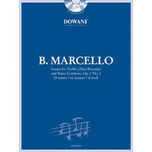 MARCELLO B. - SONATA OP.2 N°2 RE MINEUR - FLUTE A BEC ALTO, BC