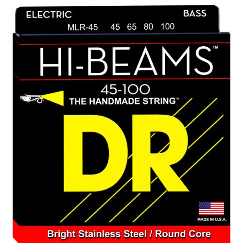 DR STRINGS MLR-45 DDT-12 HI BEAM BASS 45-100 MEDIUM 4 CORDES