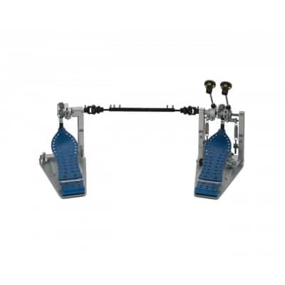 MACHINED CHAIN DRIVE DOUBLE PEDALE BLUE