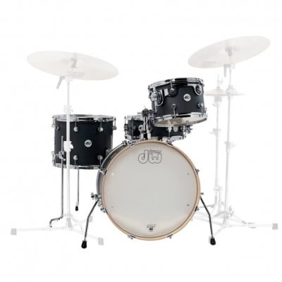 DW DRUM WORKSHOP FREQUENT FLYER 20" DESIGN BLACK SATIN