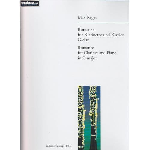  Reger M. - Romanze G-dur - Clarinette, Piano