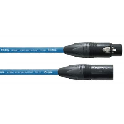 XLR MICROPHONE CABLE 5 M BLUE