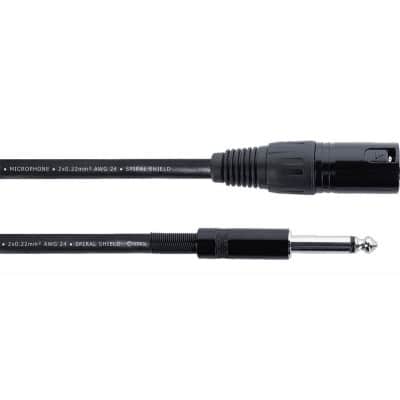 CBLE AUDIO XLR MLE / JACK MONO 10 M