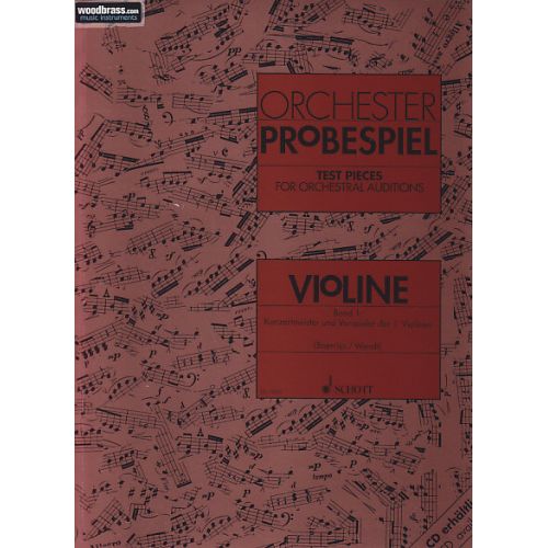  Orchester-probespiel Violon Vol. 1