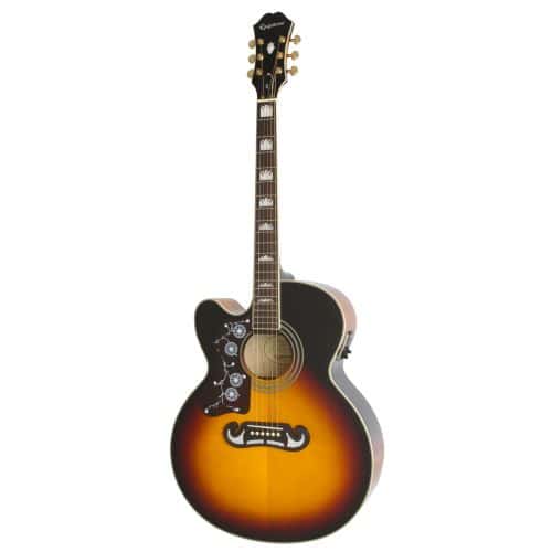 EPIPHONE J-200 EC STUDIO AE VINTAGE SUNBURST LH