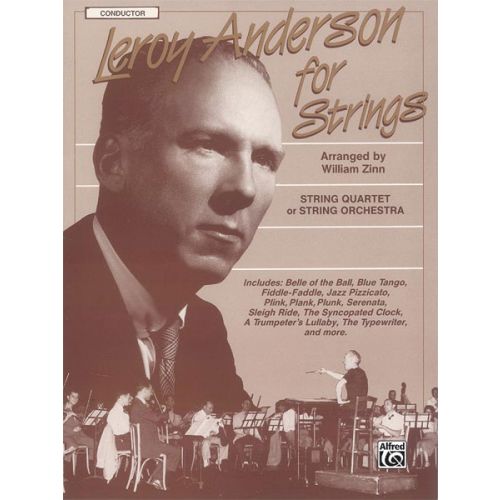  Anderson Leroy - Leroy Anderson For Strings Conductor Sco - Full Orchestra