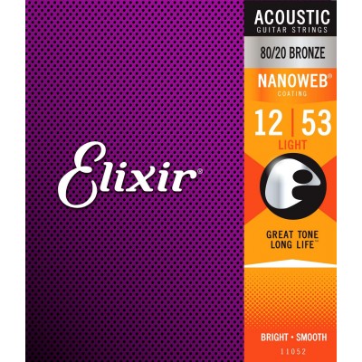 ELIXIR ACOUSTIC 11052 NANOWEB LIGHT 12 53