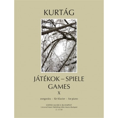 KURTAG G. - JATEKOK VOL.10 - PIANO