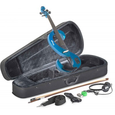 STAGG EVN 4/4 MBL 4/4 SET VIOLON ELECTRIQUE EVN MBL - BLEU METALLISE