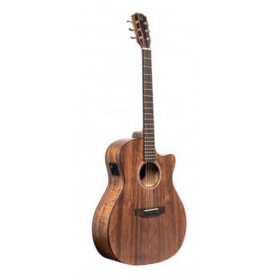 GUITARE LECTRO-ACOUSTIQUE AUDITORIUM PAN COUP AVEC TABLE EN ACAJOU MASSIF, SRIE DOVERN