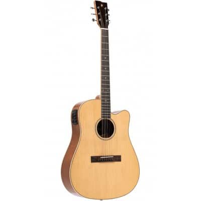 STAGG GUITARE ÉLECTRO-ACOUSTIQUE DREADNOUGHT , SÉRIE 45