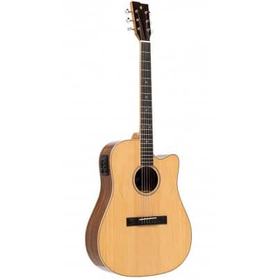 STAGG GUITARE ÉLECTRO-ACOUSTIQUE DREADNOUGHT , SÉRIE 45