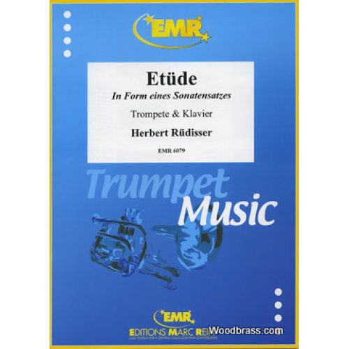RUDISSER HERBERT - ETUDE - TROMPETTE & PIANO