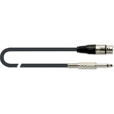 QUIKLOK MX777-9 CABLE XLR FEMELLE - JACK MONO 9 M