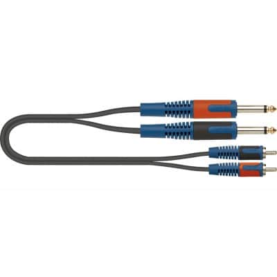 QUIKLOK RKSA130-2 CABLE 2 X JACK MONO - 2 X RCA 2 M