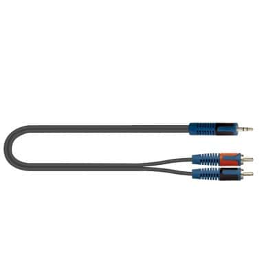 QUIKLOK RKSA1501 CABLE AUDIO MINIJACK STEREO 2XRCA 1M