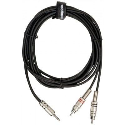 AC21 - MINI JACK STEREO / 2 RCA MALE - 3M