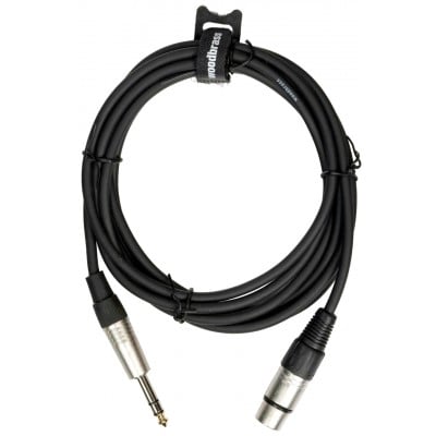 WOODBRASS AC60 - FEMALE XLR / STEREO 1/4 PHONE - 10FT