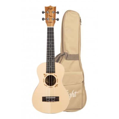 FLIGHT DUC525 CONCERT SOLID TOP UKULELE - ZEBRANO BANDS