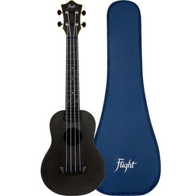 TUC35 TRAVEL CONCERT UKULELE - BLACK