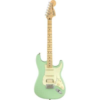 FENDER AMERICAN PERFORMER STRATOCASTER HSS MN, SATIN SURF GREEN - STOCK-B