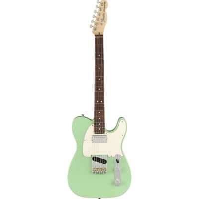 FENDER AMERICAN PERFORMER TELECASTER WITH HUMBUCKING RW, SATIN SURF GREEN