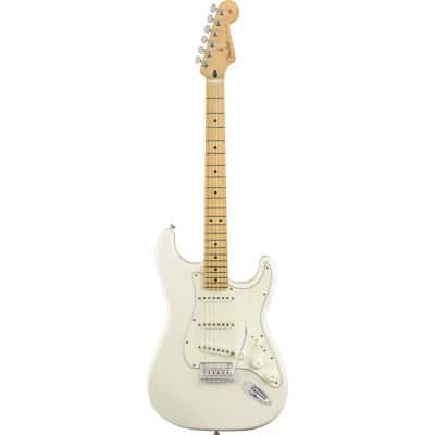 FENDER MEXICAN PLAYER STRATOCASTER MN, POLAR WHITE