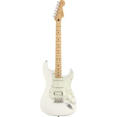 MEXICAN PLAYER STRATOCASTER HSS MN, POLAR WHITE