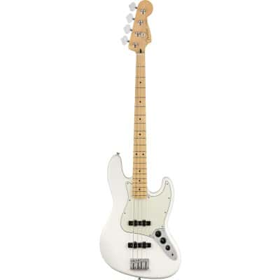 FENDER MEXICAN PLAYER JAZZ BASS MN, POLAR WHITE