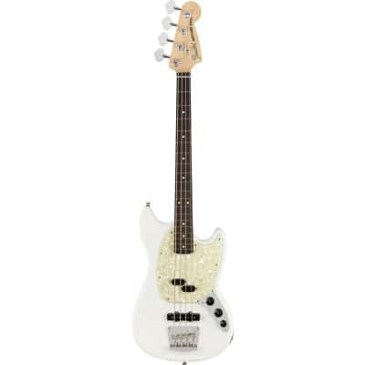 FENDER AMERICAN PERFORMER MUSTANG BASS RW, ARCTIC WHITE - STOCK-B