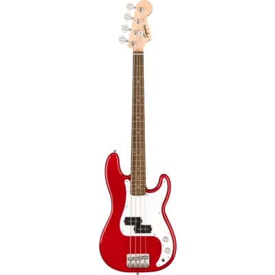 SQUIER PRECISION BASS MINI LRL DAKOTA RED