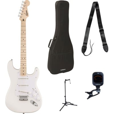 PACK SONIC STRATOCASTER HT MN ARCTIC WHITE + ACCESSORIES