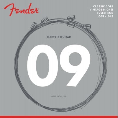 CLASSIC CORE ELECTRIC GUITAR STRINGS, 3155L, VINTAGE NICKEL, BULLET ENDS (.009-.042)