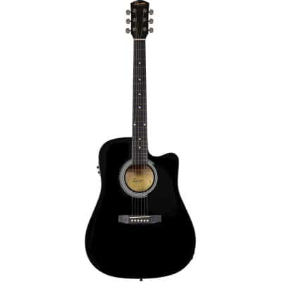 SQUIER SA-105CE DREADNOUGHT CW BLACK