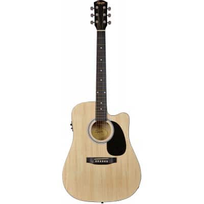 SQUIER SA-105CE DREADNOUGHT CW NATURAL