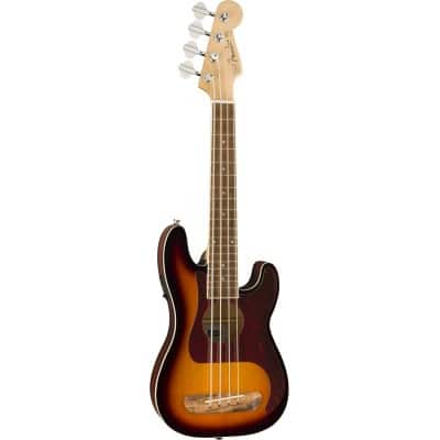 FULLERTON PRECISION BASS UKE WN TORTOISESHELL PICKGUARD 3-COLOR SUNBURST