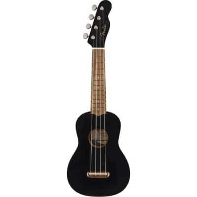 FENDER VENICE SOPRANO UKE WLNT, BLACK