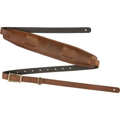 VINTAGE SADDLE STRAP, LONG, COGNAC