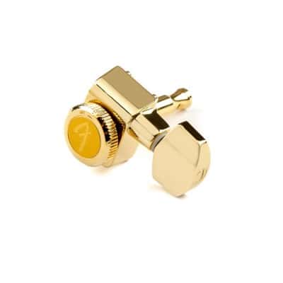 FENDER LOCKING STRATOCASTER/TELECASTER STAGGERED TUNING MACHINES (GOLD) (6)