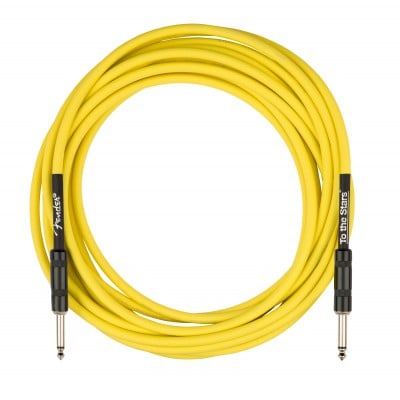 TOM DELONGE 18.6' TO THE STARS INSTRUMENT CABLE GRAFFITI YELLOW