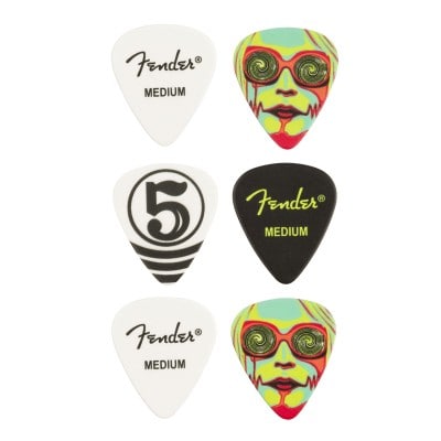 FENDER JOHN 5 351 CELLULOID PICKS (6)